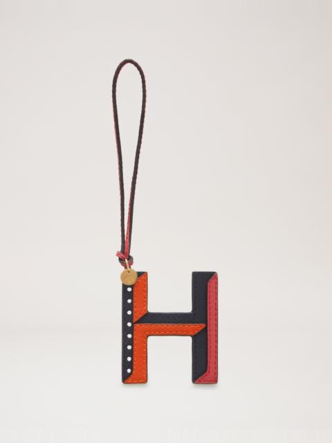 Mulberry Tri-Colour Leather Keyring - H
Midnight Silky Calf
