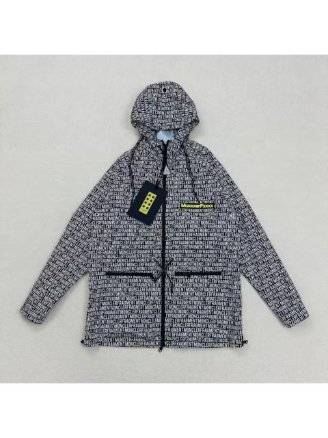 Moncler Moncler all-over logo print windbreaker jacket