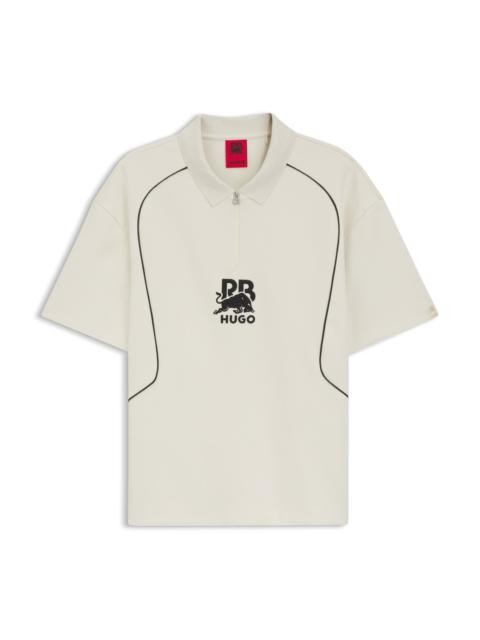 HUGO HUGO X RB POLO SHIRT WITH BULL MOTIF