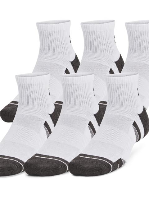 Under Armour Under Armour Mens Under Armour Perf Tech 6 Pack Quarter Socks