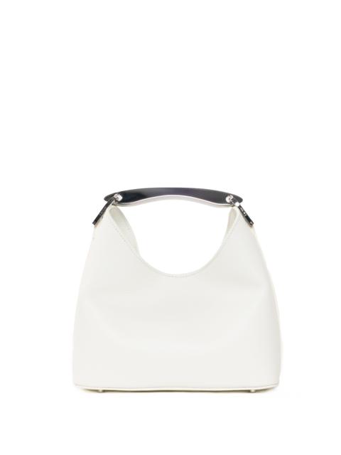 Elleme Small Boomerang Pebbled Leather White