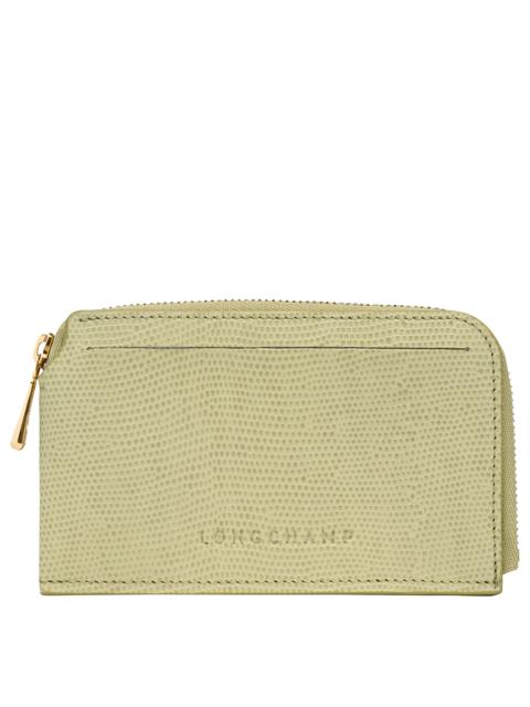 Longchamp Longchamp Pocket Card holder Pistachio - Leather