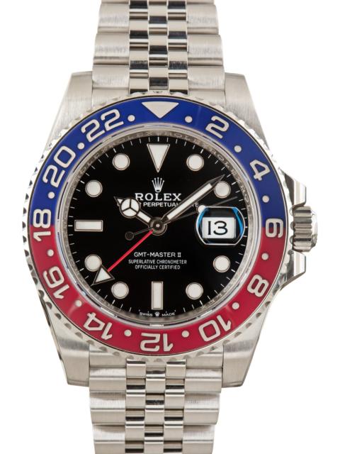 ROLEX Pre-Owned Rolex GMT-Master II Ref 126710BLRO Jubilee Pepsi
