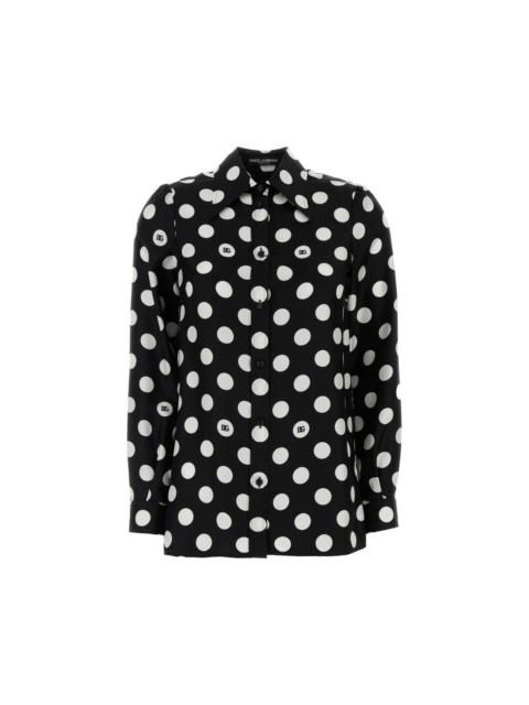 Dolce & Gabbana DOLCE&GABBANA Silk Shirt New & Authentic (Women's size:IT 38