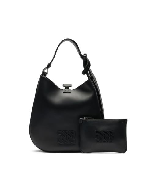 CASADEI Vandome knotted leather shoulder bag