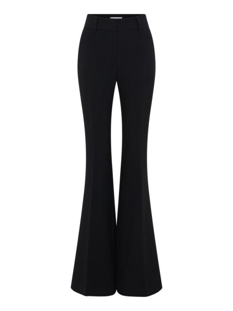 GABRIELA HEARST Rhein Flare Pant in Black Virgin Wool Crepe