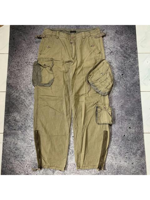 Other Designers Le Grande Bleu (L.G.B.) - Icekeki Ripstop Multipocket Tactical Cargo Pants