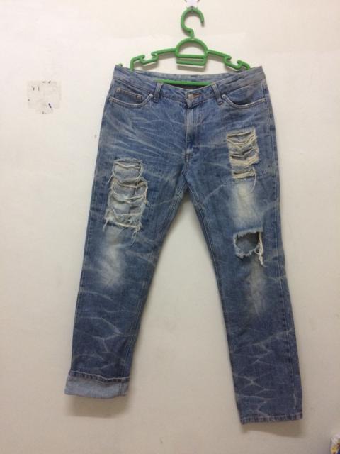 Other Designers Vintage - distressed jeans japanese brand very rare