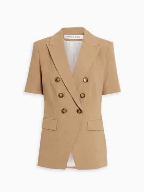 VERONICA BEARD Atwood double-breasted linen-blend blazer