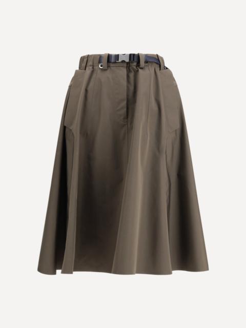 Prada Nylon midi Skirt