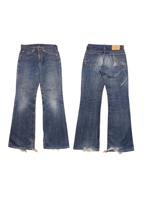 Other Designers Japanese Brand × Levi's × Vintage - Flare Jeans Levis 517 Distress Boot Cut