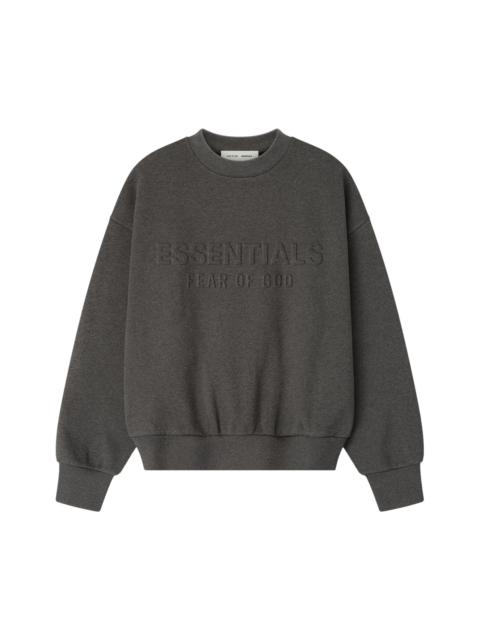 ESSENTIALS Fear of God Essentials Embossed Classic Crewneck Sweatshirt 'Charcoal Heather'