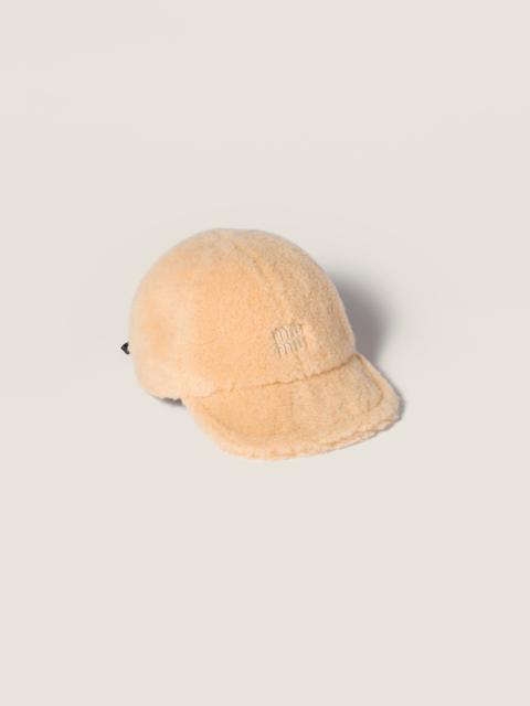 Miu Miu Fleece baseball cap