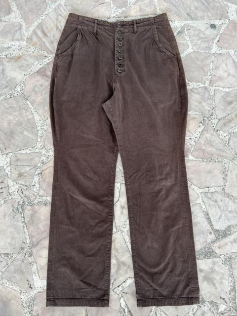 Kapital KAPITAL Multi Button Buckle Pants
