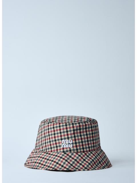 Miu Miu Miu Miu Women Vichy Bucket Hat