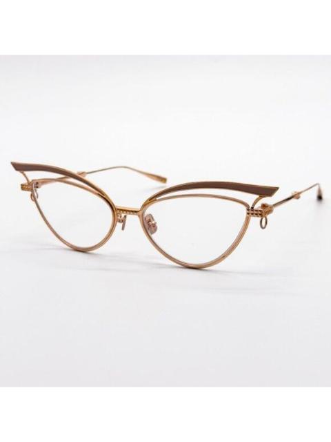 Valentino NEW VALENTINO GLASSLINER VLX-118F EYEGLASSES CAT EYE GOLD E