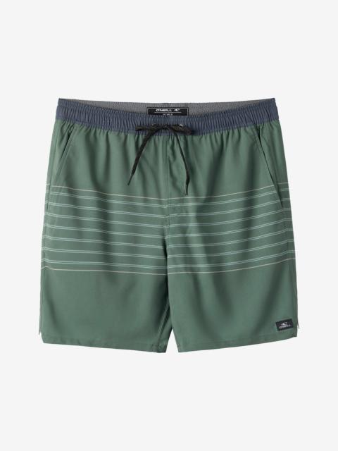 O'Neill Perform Light Lined Elastic Waist 17" Hybrid Shorts