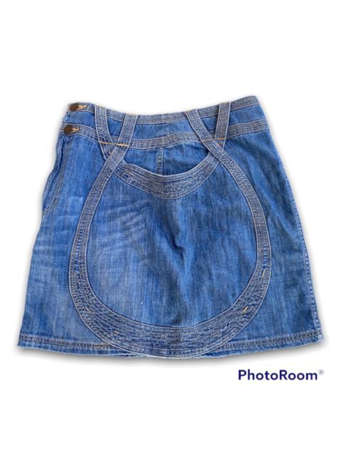 ISSEY MIYAKE Tsumori Chisato hiphop jeans stripes skirt