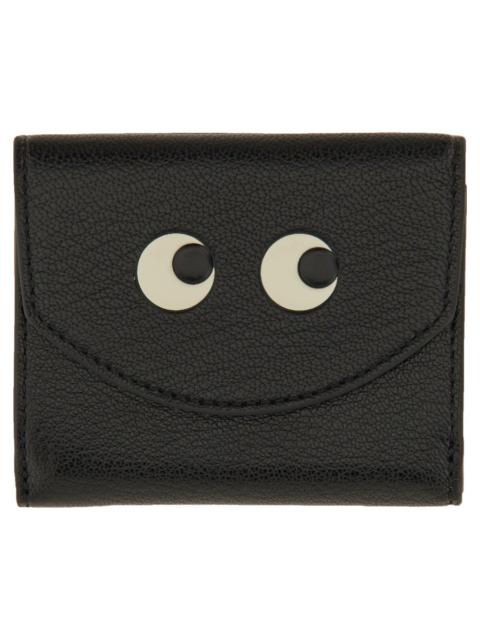 Anya Hindmarch PORTAFOGLIO TRIFOLD MINI EYES IN PELLE