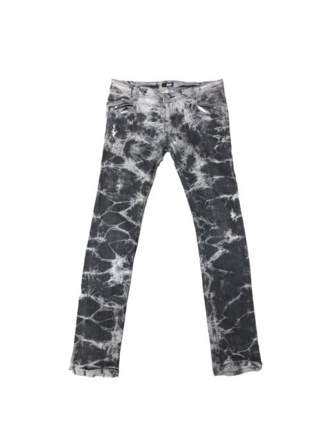 Other Designers Distressed Denim - Japanese brand acid wash skinny punk