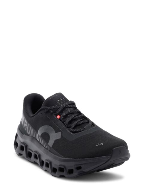 On Cloudmonster 1 Running Shoe in Black/Black at Nordstrom