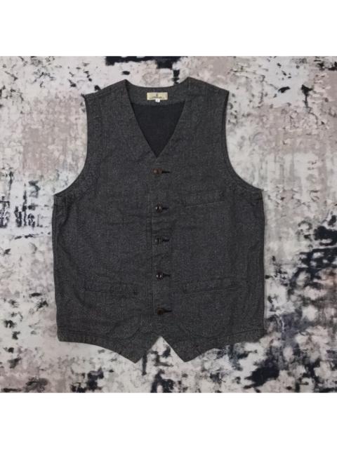 Other Designers Japan Blue × Japanese Brand × Vintage - Japan Blue Jeans Workwear Vests Jacket