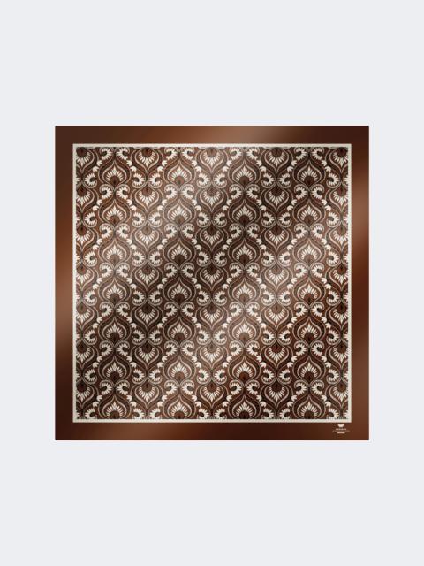 WEEKEND Max Mara Printed silk yoke - CARAMEL