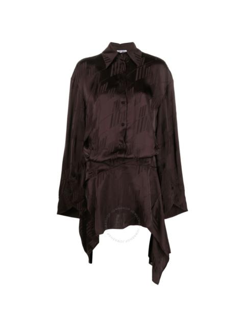 THE ATTICO The Attico Ladies Brown Mischa Mini Dress