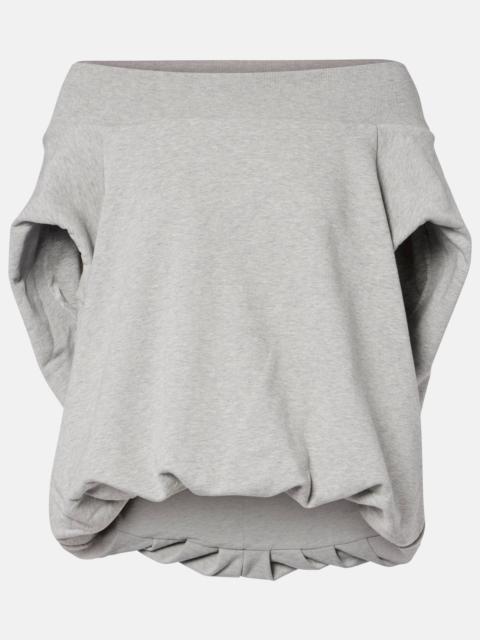 Dries Van Noten Cocoon cotton jersey sweatshirt