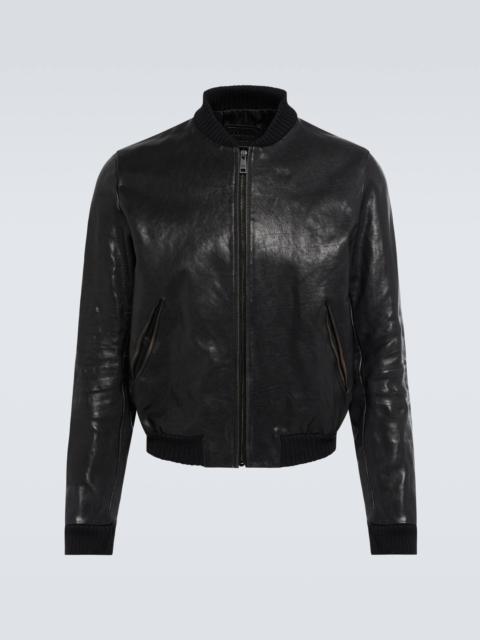 Prada Bomber leather jacket