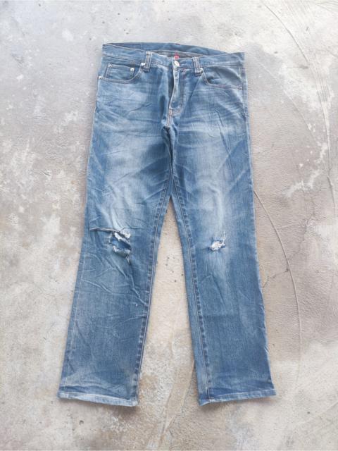 Other Designers Vintage Japanese Brand Distress Faded Denim Pants