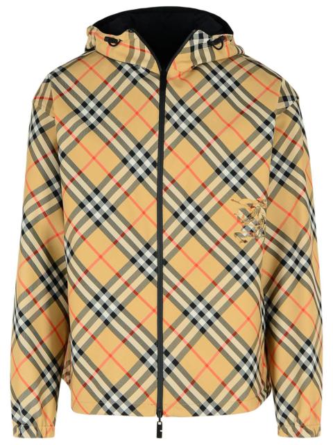 Burberry Beige Polyester Jacket Men