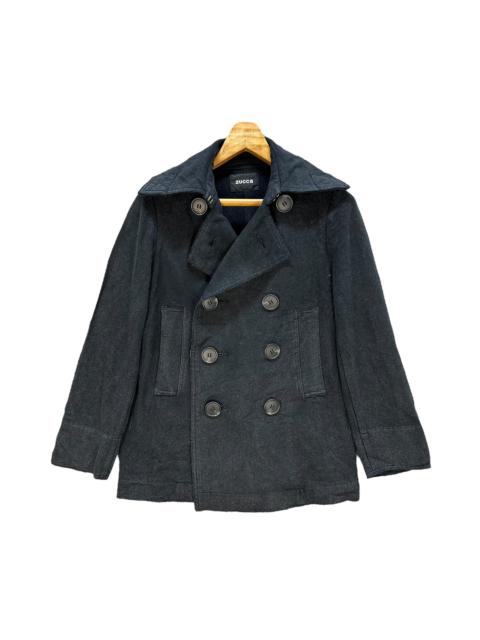 Other Designers ZUCCA Double Breast Wool Coat Jacket #A66-1571