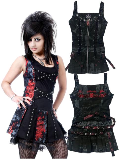 Other Designers Seditionaries - SEDITIONARIES WOWEN THE ANARCHY PUNK COATS DRESS FULL PRINT