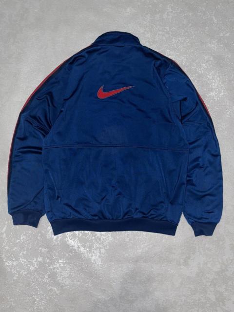 Nike Vintage Nike Big Swoosh Zip Sweatshirt Track Jacket