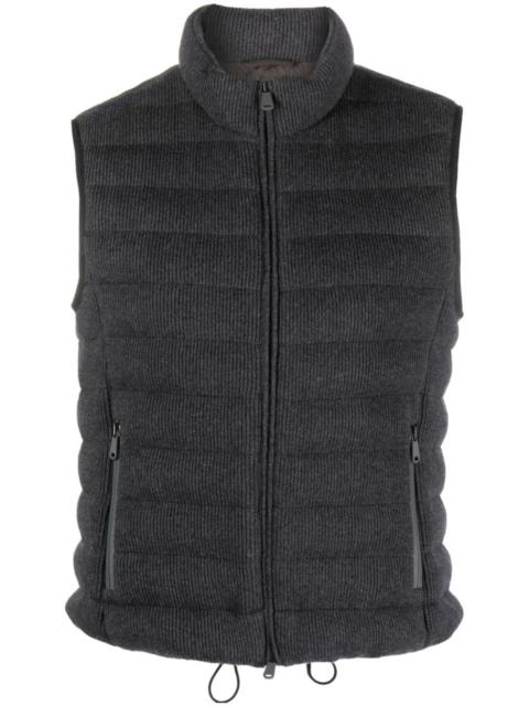 Brunello Cucinelli padded ribbed gilet