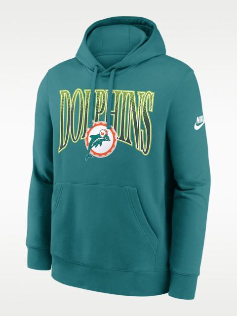 Nike Miami Dolphins Rewind Club Men's Nike NFL Pullover Hoodie