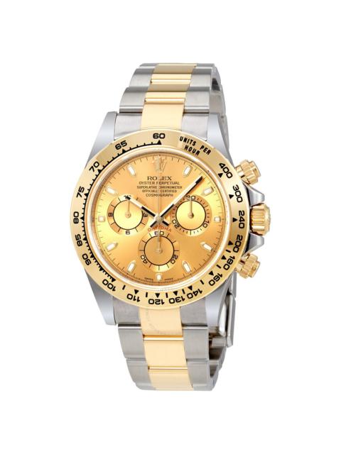 ROLEX Rolex Cosmograph Daytona Champagne Dial Steel and 18K Yellow Gold Men's Watch 116503/78593