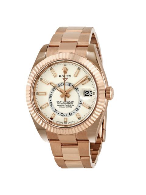 ROLEX Pre-owned Rolex Sky Dweller GMT Automatic White Dial Men's Watch 326935WSO