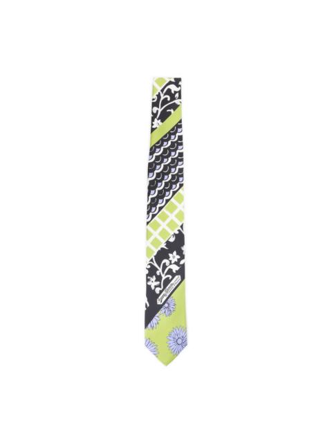 Lanvin Lanvin Patchwork Tie Men