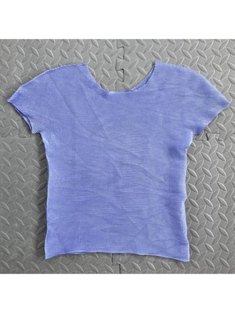 ISSEY MIYAKE Issey Miyake Women's Blue and Purple Blouse