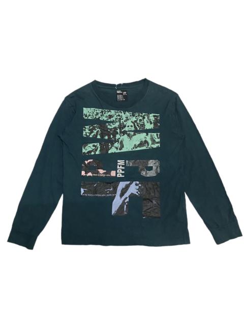 Other Designers Vintage - Steals‼️Vintage PPFM Longsleeve Biglogo Tee