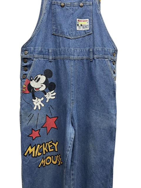 Other Designers Disney - 🔥🐭RARE 90’s MICKEY MOUSE By POPPINS JAPAN Denim Overall