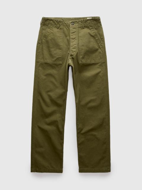 orSlow Herringbone Vintage Fit Fatigue Pants in Army