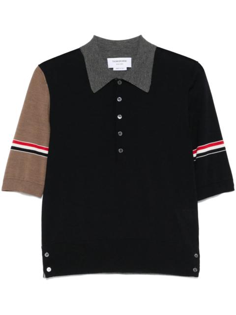 Thom Browne Fine Merino Wool Funmix Polo Men