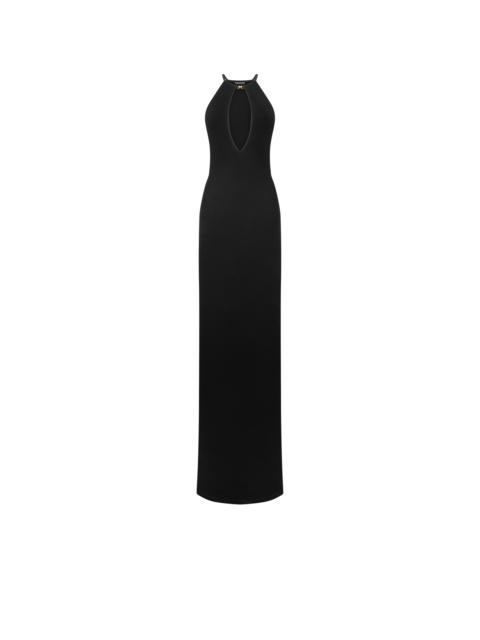 TOM FORD HALTERNECK EVENING DRESS WITH CUT OUT