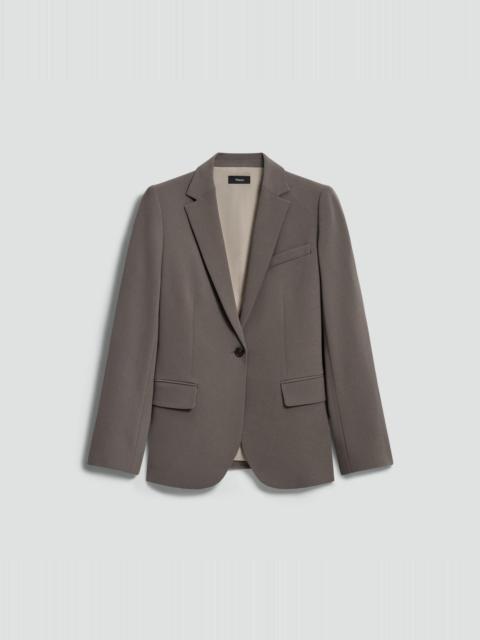 Theory Staple Blazer in Admiral Crepe