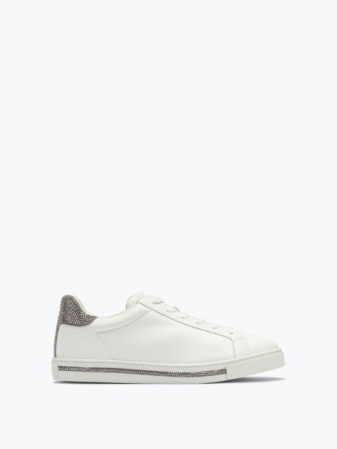 RENE CAOVILLA Xtra Crystal White Silver Sneakers 15