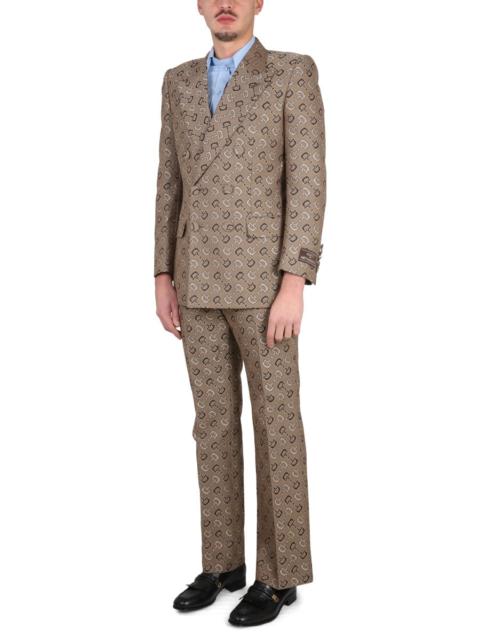GUCCI Gucci Men Maxi Clamp Pattern Cotton Jacket