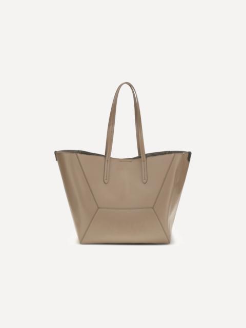 Brunello Cucinelli The BC Duo Bag in calfskin with monile